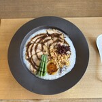 放鬆 - ファンソン粥(豚バラチャーシューが載ってます)