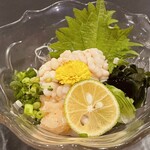 牡蠣&海老バル EAST BLUE - 白子ポン酢