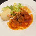 牡蠣&海老バル EAST BLUE - ガーリックシュリンプ