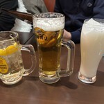 フードガーデン - 角ハイ、生ビール、ラッシー