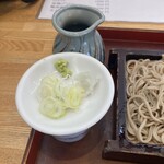 手打ちそば 醍醐 - 薬味