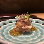 銀座焼とり 京丹波 - 熟成した鶏レバー