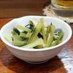 桶家乃隠居 - 小松菜湯葉