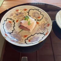 からすみ蕎麦 月と松 - 寒ぶりと蕪
