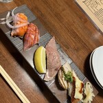 肉と魚の寿司　yokaichi - ⑥絶品本日最高の5貫盛り