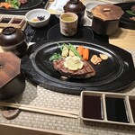 肉の松阪 - メインの国産ヘレステーキ　