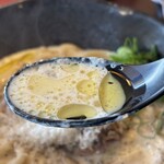 うどん工房かたつむり - トリュフオイル香るスープ