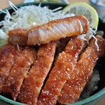 ソースかつ丼 我山 - ソースかつ丼ハーフ1400円