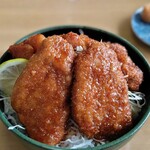 ソースかつ丼 我山 - ロースヒレMIX丼1950円