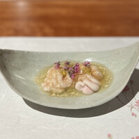 鮨 りかく - 白子の毛蟹味噌素せ