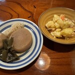 庄家 - おでんとお通しのポテサラ