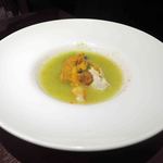 俺の割烹 -  春キャベツのすり流し