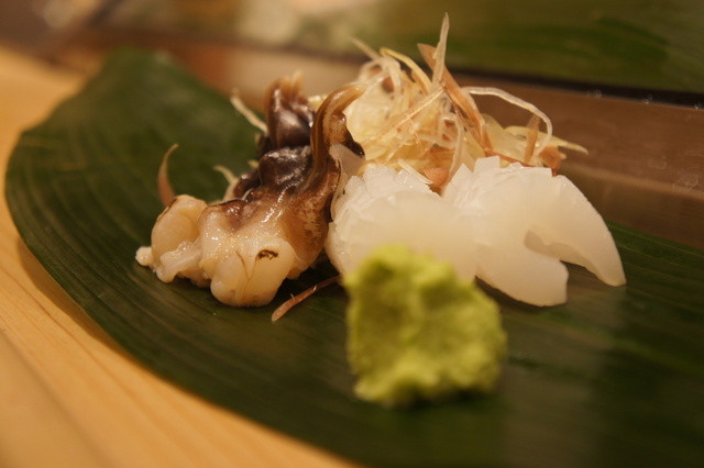 江戸前 鮨正 - 旬の生鸟贝アオリイカ 最高