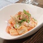 トリワイン ＰＩＫＯＳＨＨＨＵ - 長芋とやげんなんこつ梅肉和え