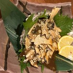 ヒル薬膳粥・ヨル貝料理カイノクチ - 鮑肝和え