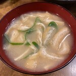 呑み食い処 わら家 - 味噌汁