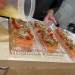 旬魚彩食 居酒屋 わたる - カルパッチョ