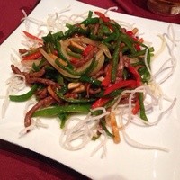 翠陽 - 牛肉とピーマンの細切り炒め