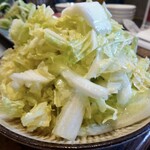 タン・シャリ・焼肉 たんたたん - 白菜の何とか。美味しい〜〜