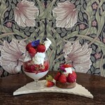 ティータイム - イチゴパフェとイチゴタルト