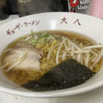 大八 - Aセットのしょう油ラーメン　¥700
