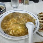 大八 - 天津飯セットとギョーザ