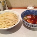 頑者 - 辛つけめん、大盛り！  ほんのり辛い。それもまた良し。文句なし！ 