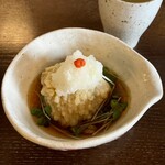 胡々里庵 - 揚げだしそばがき