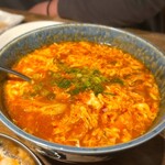 生ホルモン 炭焼き 牛とろ - 旨辛クッパで〆ます