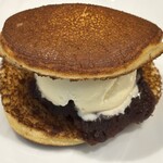 鮨 匠真 - 自家製のどら焼き、バニラアイスサンド