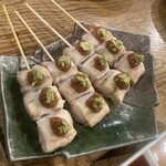 炭焼呑処 うまとら - 焼鳥　ムネわさび