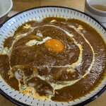 麺屋満月 - ワインドカレー（ライス、うどん汁つき）