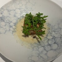 Lien - 青森県産シャモロックの温かいテリーヌ キノコクリームソース トリュフの香り