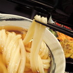 極浄うどん うだま - 2014.5野菜天うどん小に温玉トッピングをひやひやで