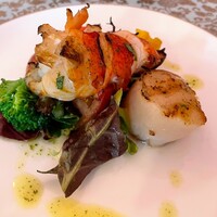 RISTORANTE REGA - カナダ産オマール海老と帆立貝のグリル