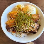 麺屋　たか - チャーシュー丼 小セット（税込330円）