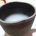 ひろ作 -  白濁の蕎麦湯。