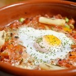 オルケスタ -  野菜と半熟卵のトマト煮　フラメンコ風550円