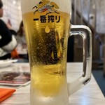 もみだれ焼肉 獅子楼 - 生ビール