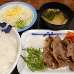 松屋 - 牛焼肉定食