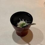 ステーキ 西洋料理 寛 - 鮎の魚醤を使用した白子