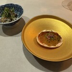 ステーキ 西洋料理 寛 - 蟹のエキスコンソメジュレ　蟹と海老　キャビア添え　カニフラワークリーム