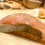 すしやのたい悟 - シマアジ（天然）　　よくぞよくぞ来てくれた！埼玉に！北本に！！溢れる歓喜。