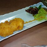 大衆酒場 まるちゃん - タコかつ（串揚げ）　110円