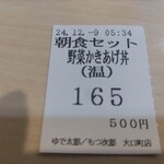 ゆで太郎 もつ次郎 - 遂に500円は悲しい