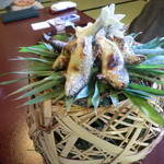 うかい竹亭 -  焼物：若鮎塩焼き