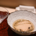 "黑鰒（くろあはび）"、《鹽蒸（しほむし、=さけにこみ）》