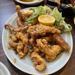 華園 - イカゲソからあげ。或いは南蛮揚げもしくはかりん揚げか。我がヒソカなる大好物。