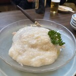 華園 - 蟹玉。具は黄身と炒め、白身の餡が掛かるという手の込んだ仕様。