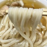 竹清 - 生姜鶏ねぎ塩うどん小¥840内　メニュー画像が美味しそうだったので実物を見て残念な気持ちに。味も普通。高いしこれならかけで良い。